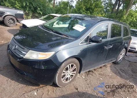 2012 Honda Odyssey Ex-L from USA, damaged, VIN 5FNRL5H68CB099399